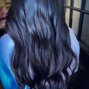 Bellami 24 inch off black halo extensions